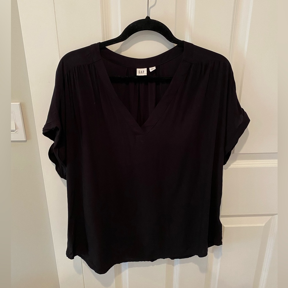 Womens short sleeve blouse